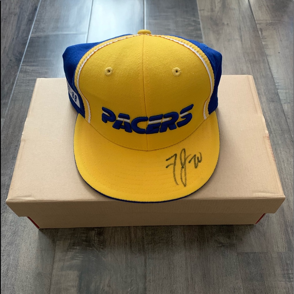 Hardwood Classic Rebook Autographed Pacers Hat